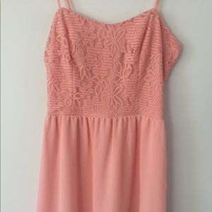 Vera Wang short pink dress